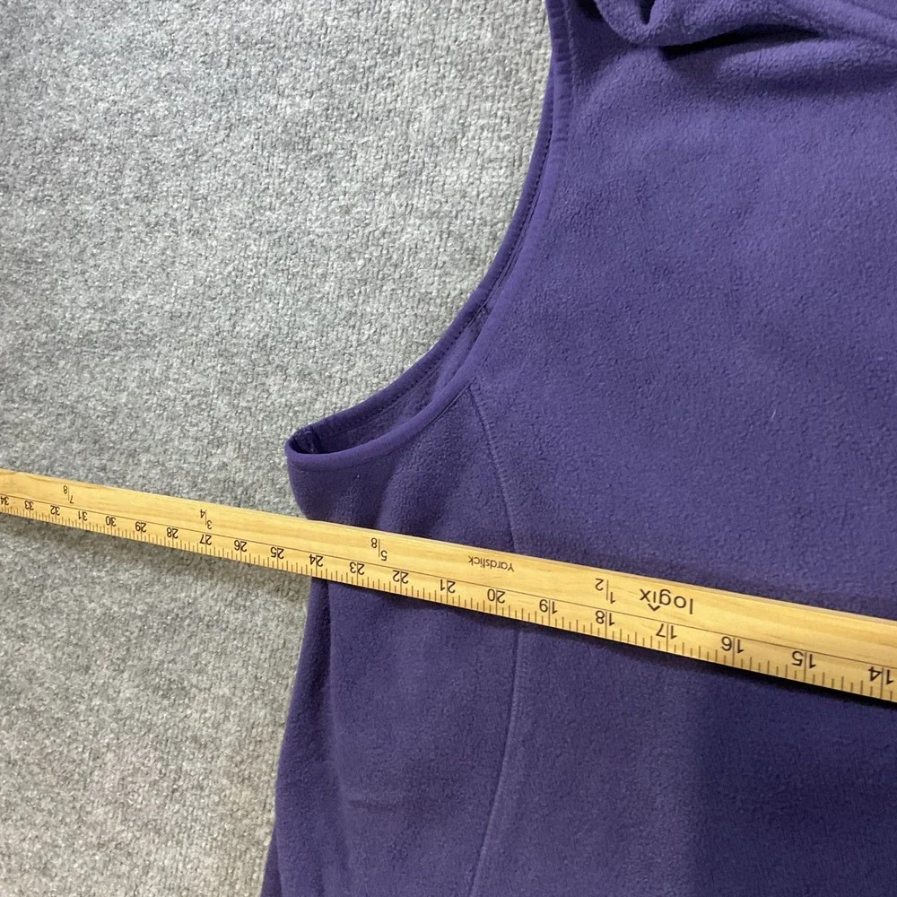 Calvin Klein Performance Mens Purple Fleece Full Zip Vest 3X PFSX9573 WD0 NEW